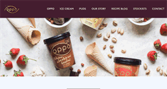 Desktop Screenshot of oppoicecream.co.uk